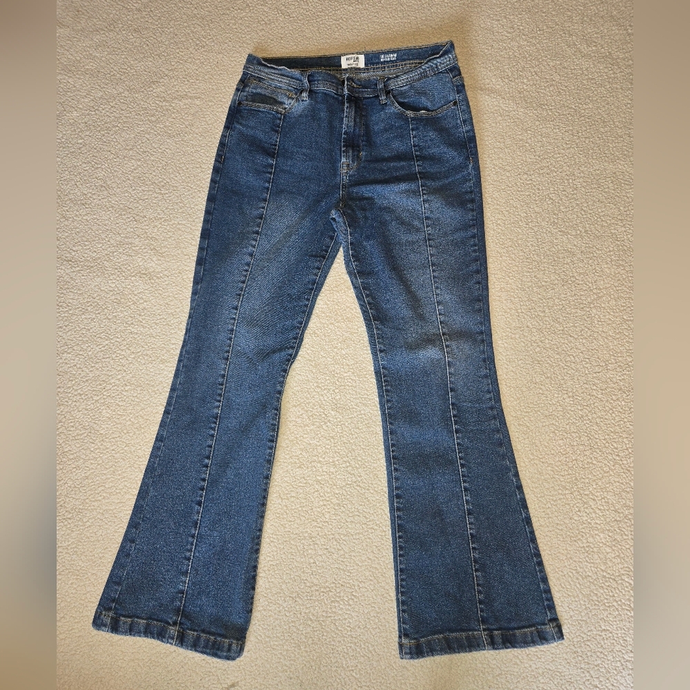 Kensie Blue Flared Jeans